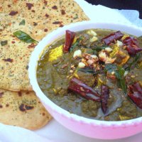 Gongura Paneer (Cottage Cheese with Sorrel Leaves)